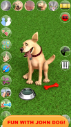 Sprechender Hund John. Virtuelles Haustier Spiel. screenshot 2