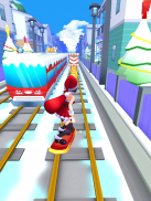 Subway Santa Princess Runner screenshot 0
