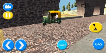 US Rickshaw Driver: Offroad Rickshaw Games 2018 screenshot 1