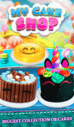 کیک واقعی آشپزی بازی! دسر تک شاخ رنگین کمان screenshot 3
