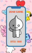 BTS 2048 BT21 Game screenshot 3