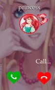 fake call princess prank Simulator screenshot 1