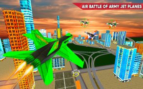 Army Bus Robot Transformation – Flying Car Robot screenshot 0