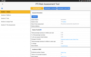 PTI Risk Assessment Tool screenshot 6