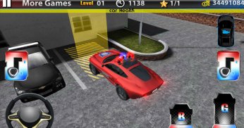 कार पार्किंग 3 डी: पुलिस कारें screenshot 4