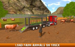 Offroad Farm Animal Truck: Driving Games 2019 screenshot 0