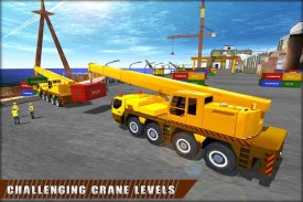 Crane Operator Cargo Transport screenshot 0