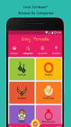 Silky Threads : Unique Silk Thread Jewellery App screenshot 2
