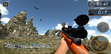 Jungle Sniper Crow Hunter screenshot 2