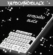 GO Keyboard Black and White screenshot 0