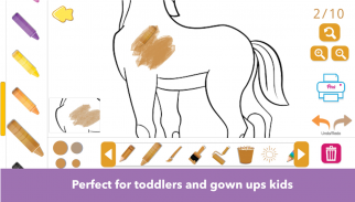 Horse Coloring Book for Kids screenshot 2