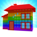 Houses Magnet World 3D : ASMR Icon