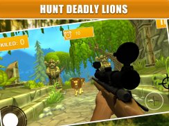 Wildlife Jungle King Hunt 3D - Lion Revenge Sim screenshot 9