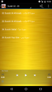 Sheikh Sudais Quran MP3 20-35 screenshot 3