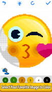 Emoji Pixel Art Coloring Book screenshot 3