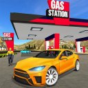 Gas Station Car Parking 3D Icon