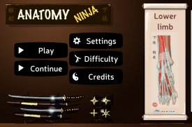 Anatomy Ninja Lower Limb screenshot 0