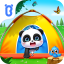 Gita in campeggio del piccolo panda Icon