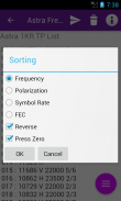 Astra Frequency List screenshot 10