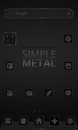 Metal dodol launcher theme screenshot 0