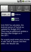 PhoneTax.eu Irish PAYE TaxCalc screenshot 0