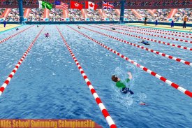 أطفال بركة سباحة بطولة سباق المياه screenshot 4