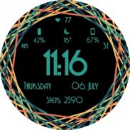 GRBL Color Swirl Watch Face screenshot 7