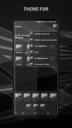 Black Glass Theme - Art Fine Launcher screenshot 1