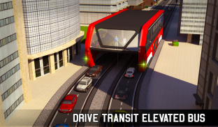 高架公交客车模拟器 3D: Futuristic Bus Simulator 2018 screenshot 15