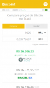 Biscoint - Comparador de Preços de Bitcoin screenshot 0