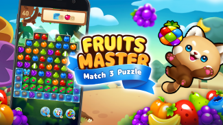Fruits Master: Trò chơi Giải đố Ghép 3 Trái cây screenshot 4