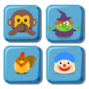 The Memory Game for kids Animals Monsters Emojis Icon