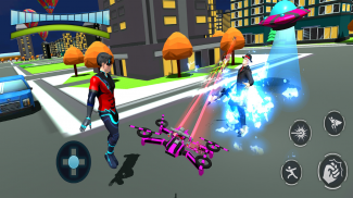 Speedster Flash Flying Hero: Flash Games 3D screenshot 14