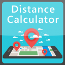 Distance Calculator Between Tw Icon