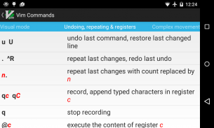 Vim Quick Reference screenshot 2