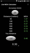 Lite MOA Calculator screenshot 0