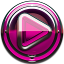 Poweramp skin Pink Glas deluxe