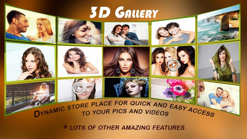 3d photo gallery for android