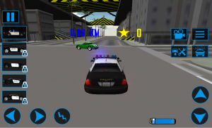 Police, voiture, conduite, 3D screenshot 4