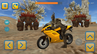 Motorbike Fantasy Warrior Jump screenshot 0