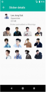 Sticker Chat Lee Jong Suk Cute KPOP screenshot 0