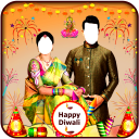 Diwali Couple Photo Suit Icon