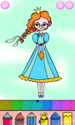 Princess Coloring Book Glitter screenshot 4