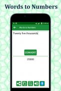 Numbers to Words Converter screenshot 2