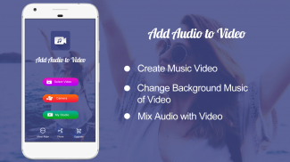 Add Audio to Video : Audio Video Mixer screenshot 0