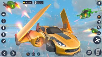 Flying Car Robot Game Car Game screenshot 2