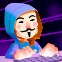 Hacking Hero: Hacker Clicker Icon