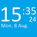 Simple Clock Widget with Seconds