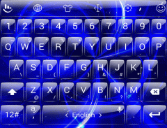 Chủ đề bàn phím GBluGalaxy screenshot 0