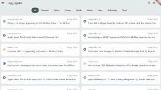 Aggregator News - RSS Reader screenshot 1